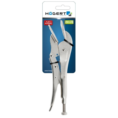 Клещи зажимные плоские, 240 мм, HOEGERT HT1P387