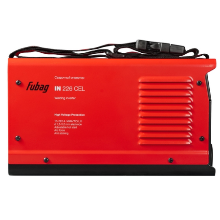 Сварочный инвертор, 220 А, 220 В, FUBAG IN 226 CEL