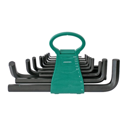 Комплект угловых шестигранников 1,5-19 мм, 18 предметов, Jonnesway H01MH118S