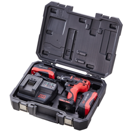 Гайковерт аккумуляторный ударный 1/2", 813 Нм, 18 В, комплект, MIGHTY SEVEN DW-401A