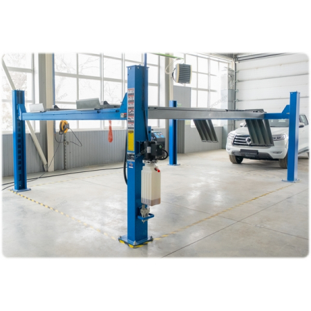 NORDBERG 4465B (380V) Подъемник автомобильный 4-стоечный электрогидравлический, 6.5 т, для сход-развала, синий