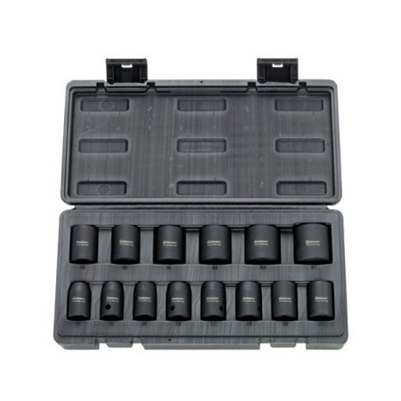 Гайковерт ударный пневматический квадрат 1/2 дюйма 1250 Нм Rodcraft 2277 с комплектом ударных головок RS4114