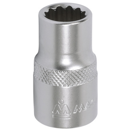 Головка торцевая 1/2 дюйма двенадцатигранная 10 мм Мастак 000-42010 Головка торцевая 1/2 дюйма двенадцатигранная 10 мм Мастак 000-42010