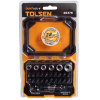Набор вставок (бит) 1/4", SL, PH, PZ, Hex, Torx, TorxTR, 28 предметов, TOLSEN TT20376