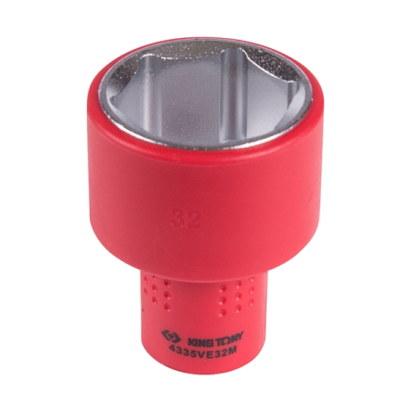 KING TONY 4335VE32M Головка торцевая диэлектрическая шестигранная 1/2”, 32 мм