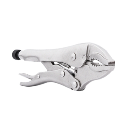 KING TONY 6011-05R Зажим с фиксатором 140 мм, с закругленными губками