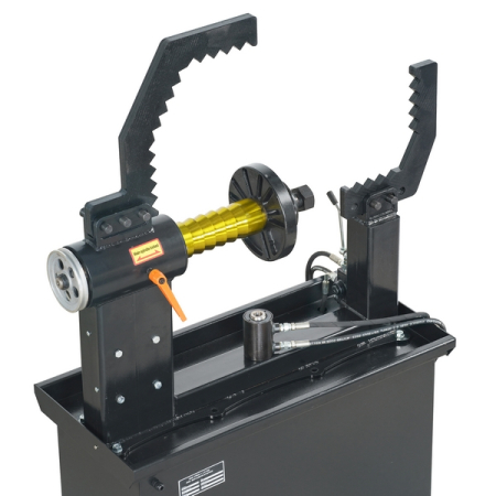 Станок для правки литых дисков, один цилиндр, ручное вращение, 380В, KraftWell KRW-RS28M