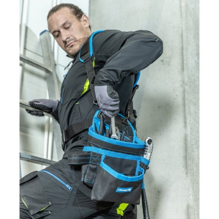 Рабочий ремень со шлейками, 23 кармана, HOEGERT HT7G231