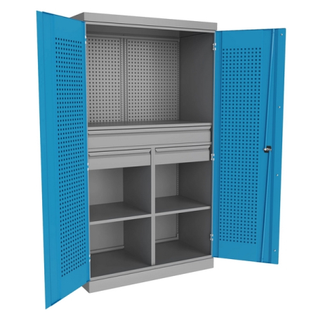 Шкаф металлический инструментальный Верстакофф TNC 181.2B1.2S1