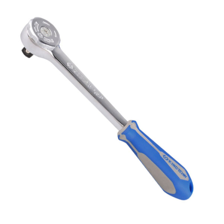 Трещотка 3/8 дюйма 72 зубца King Tony дисковая, шариковый фиксатор 3755-08G