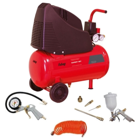 Компрессор воздушный с набором инструментов FUBAG Expert Set