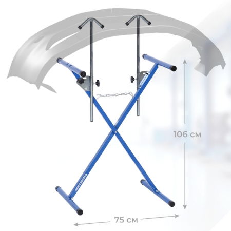 NORDBERG S3E Стенд для покраски деталей X-образный с регулируемыми держателями