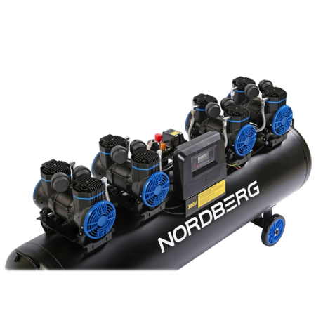 NORDBERG NCEO200/1000 Компрессор безмасляный 380В, ресивер 200л, 1000л/мин