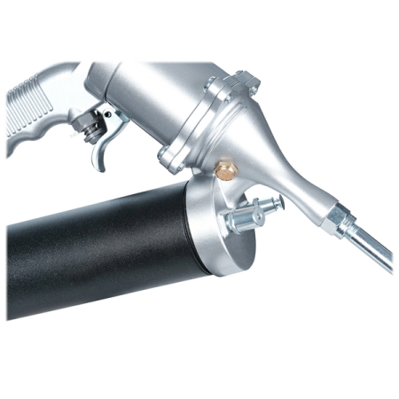 Nordberg NO3401 Шприц плунжерный пневматический для густой смазки, с поворотом рукоятки, 400 мл