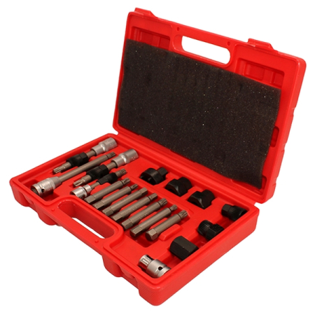 Съемник шкива генератора, 18 предметов, AE&T TA-A1087