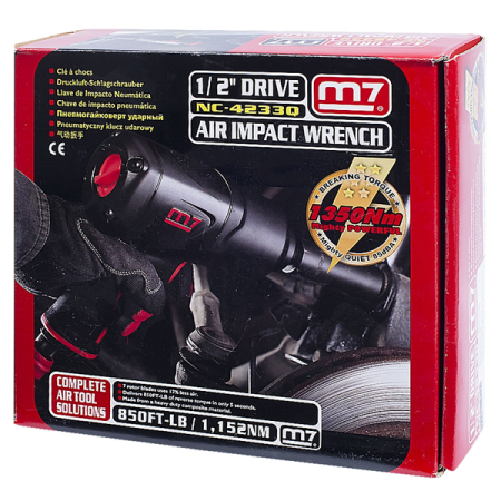 Гайковерт ударный пневматический, квадрат 1/2 дюйма, 1152 Нм, Mighty Seven NC-4233Q