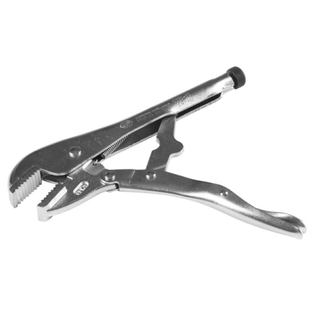 KING TONY 6031-10N Зажим с фиксатором 250 мм, с прямыми губками