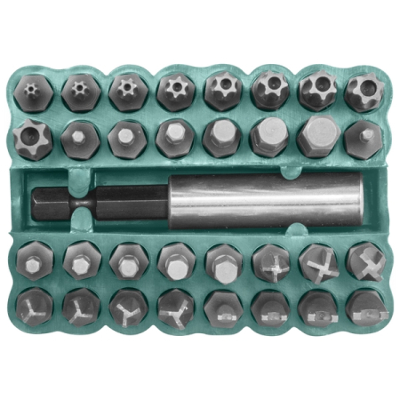 Набор вставок-бит 1/4"DR, 33 предмета, Jonnesway S29H2133S