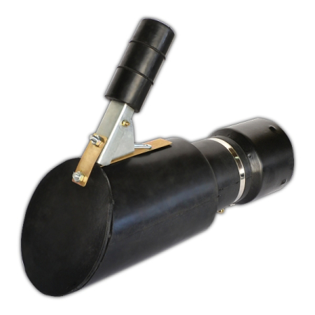 Насадка неопреновая овальная наклонная на шланг D=100 мм Trommelberg CA000102110