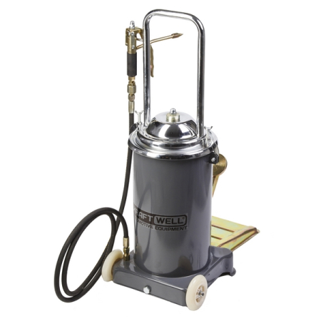 Нагнетатель солидола с ножным приводом, 15 л, KraftWell KRW1798.FN