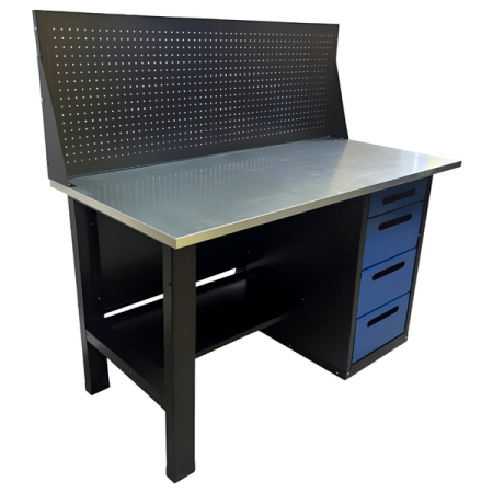 Верстак инструментальный однотумбовый, экран, Great Wolf GWT-V1400B1