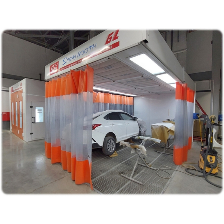 Пост подготовки к окраске с верхним пленумом и подогревом Guangli GL622