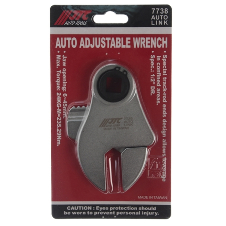 Ключ самозажимной 6-45 мм, под вороток 1/2", JTC-7738 Ключ самозажимной 6-45 мм, под вороток 1/2", JTC-7738