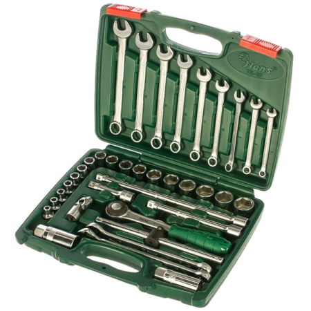 Набор инструментов универсальный 3/8", 37 предметов, HANS TK-37