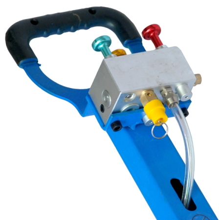 Пневматический подкатной домкрат с ручкой 5 т AE&T T08105A