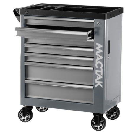 Тележка инструментальная "НОВА", 7 ящиков, серая МАСТАК 521-07580G