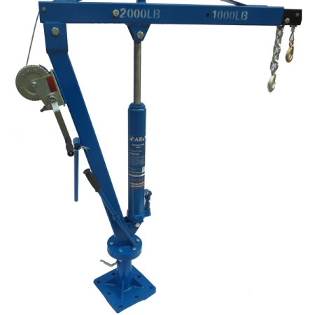 Кран гидравлический с лебедкой, грузоподъемность 1000 кг, AE&T T62103A