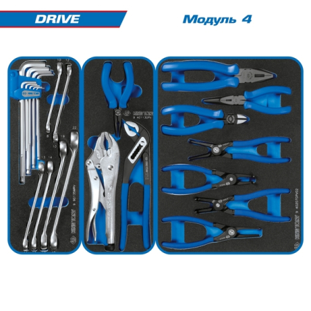 KING TONY 934-251MRV Набор инструментов “DRIVE”, 251 предмет, в красной тележке KING TONY 934-251MRV Набор инструментов “DRIVE”, 251 предмет, в красной тележке