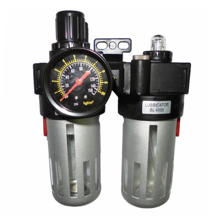 Фильтр-редуктор-лубрикатор, 3/8", KraftWell KRW1771.2A38