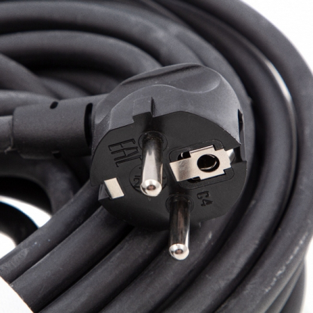 Удлинитель силовой 20 м, 16 А, тип УХз16, КГ 3x1.5 мм, 1 розетка, Сибртех 95891