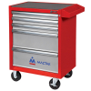 Тележка инструментальная “ОПТИМА”, 5 ящиков, красная, МАСТАК 521-05581MR Тележка инструментальная “ОПТИМА”, 5 ящиков, красная, МАСТАК 521-05581MR