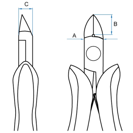 Бокорезы, длина 118 мм, KING TONY 6207-05
