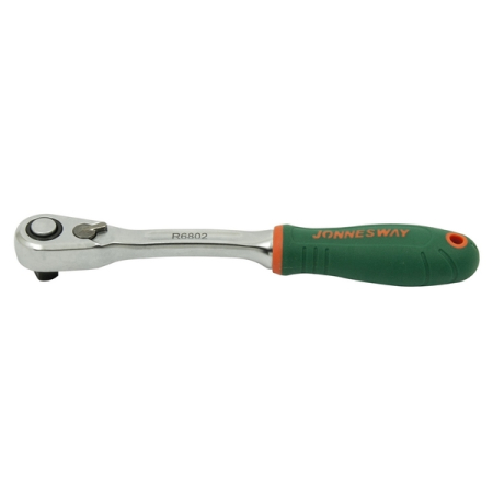 Рукоятка трещоточная 1/4"DR, 60 зубцов, 142 мм, Jonnesway R6802 Рукоятка трещоточная 1/4"DR, 60 зубцов, 142 мм, Jonnesway R6802
