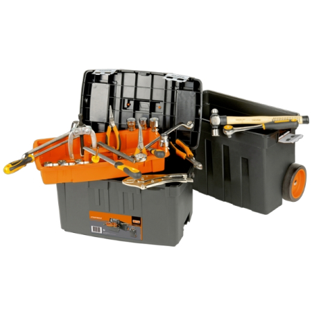 BAHCO 4750PTBW47 Ящик для инструмента пластиковый, двухсекционный, на колесах