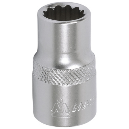 Головка торцевая 1/2 дюйма двенадцатигранная 14 мм Мастак 000-42014 Головка торцевая 1/2 дюйма двенадцатигранная 14 мм Мастак 000-42014