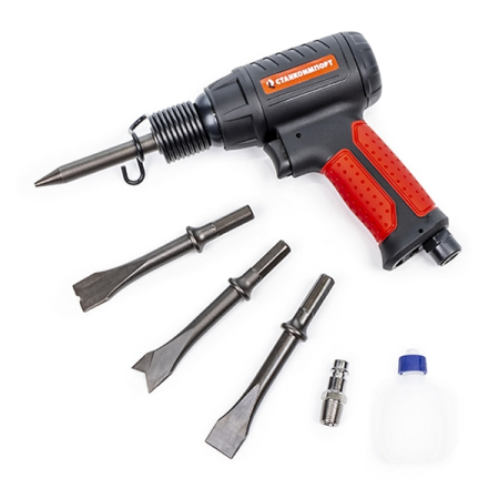 Пневматический молоток с комплектом насадок СТАНКОИМПОРТ PTE901