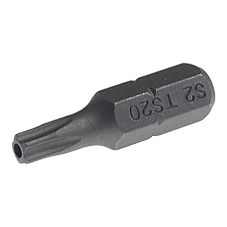 Бита TORX 5 лучей с отверстием TS20Hx25 мм, 1/4", JTC-1192520