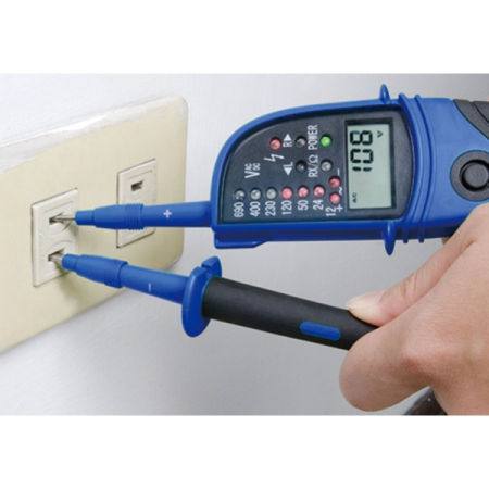 KING TONY 6CB21 Тестер цифровой для проверки напряжения, AC/DC, 12-690 В