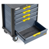Тележка серая с набором инструментов, 157 предметов, KraftWell KRW-TTG+SET157