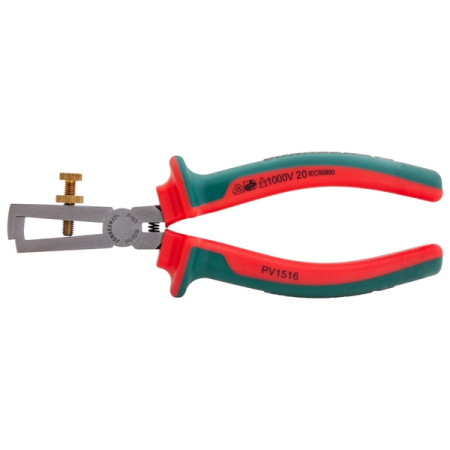Пассатижи диэлектрические для снятия изоляции, 160 мм, Jonnesway PV1516 Пассатижи диэлектрические для снятия изоляции, 160 мм, Jonnesway PV1516