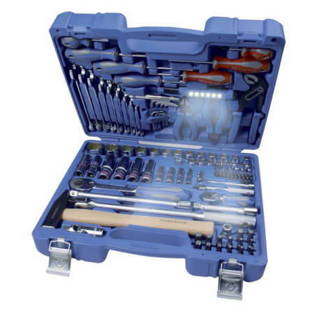 Набор инструментов для автомобиля, 110 предметов, King Tony 7010MR