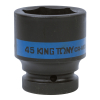 KING TONY 853545M Головка торцевая ударная шестигранная 1", 45 мм KING TONY 853545M Головка торцевая ударная шестигранная 1", 45 мм