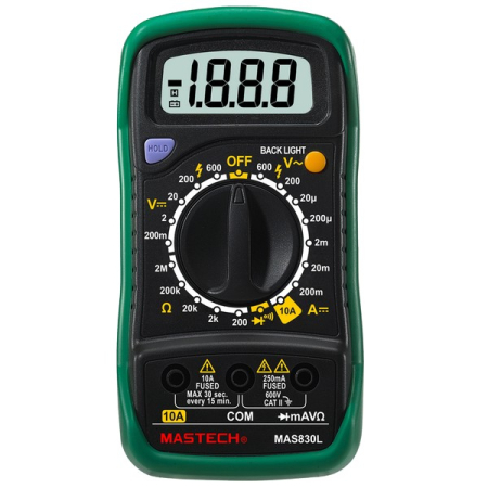 Мультиметр цифровой Mastech MAS830L