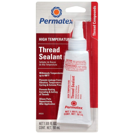 Герметик для резьбовых соединений, высокотемпературный, 50 мл, Permatex High Temperature Thread Sealant