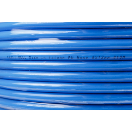 Шланг воздушный полиуретановый D8x12 мм, 100 м KraftWell KRW-HS0812PU