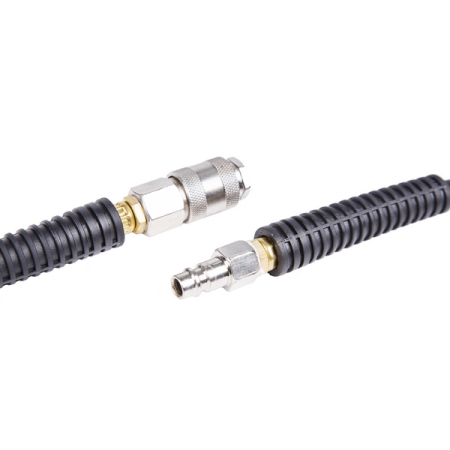 Катушка для воздуха/воды, закрытая пластиковая, шланг 8x12 мм, 15 м, 20 бар, KraftWell KRW1731.C8